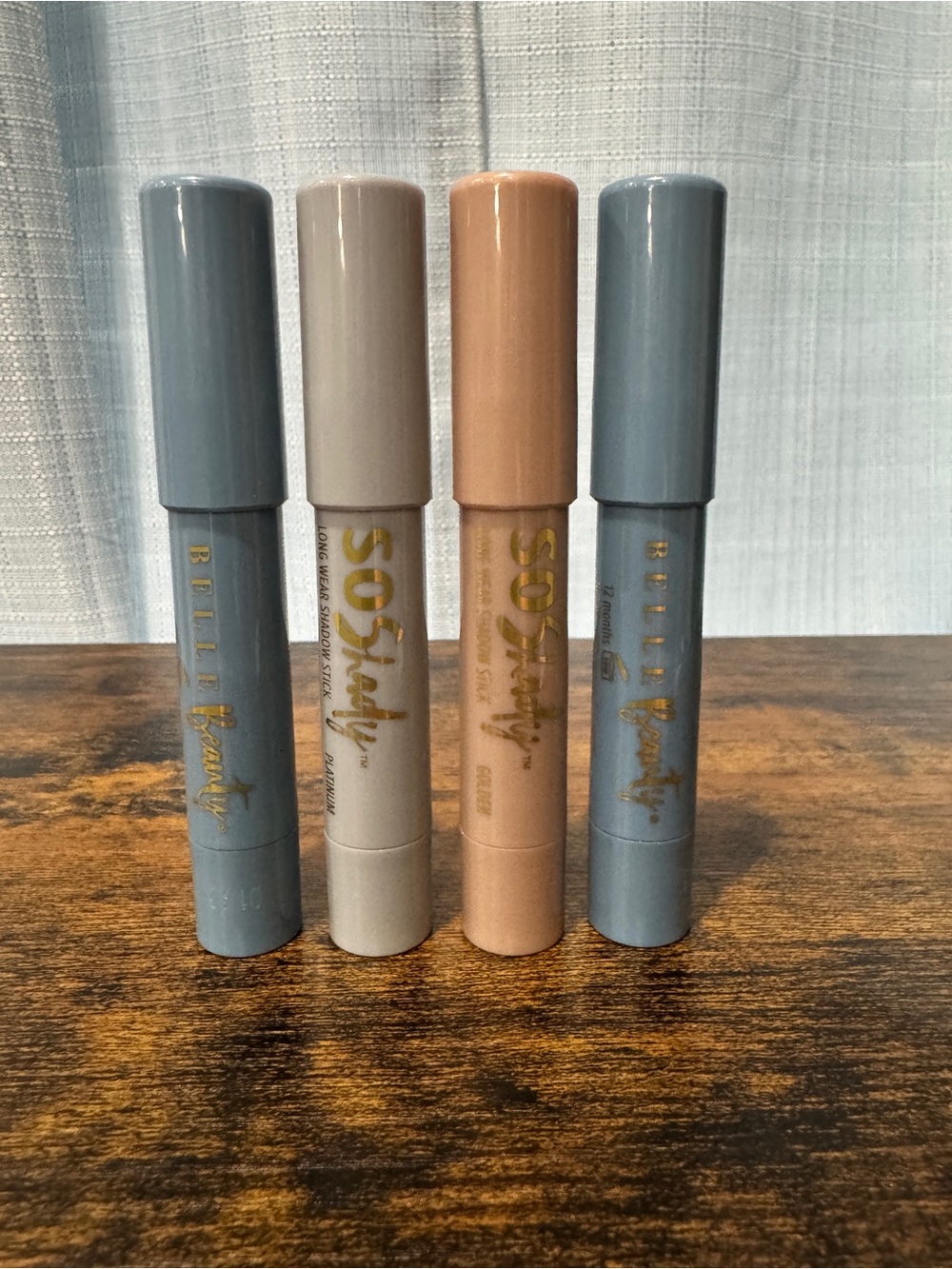 Belle Beauty So Shady Long Wear Eye Shadow Stick- 4 new